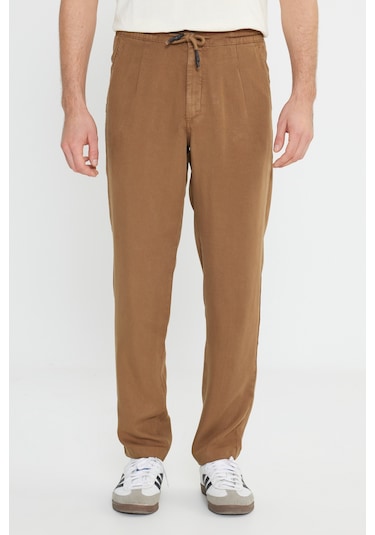 Regular Fit Normal Kesim Normal Bel Düz Paça Chino Pantolon Wrangler Camel