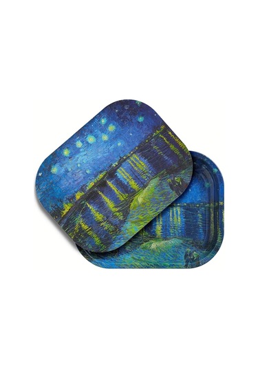 Willowhaven Siyah Manyetik Kapaklı 7x5.5 Inç Portatif Metal Nargile Tepsisi - Dayanıklı Pvc Taşıma Çantası