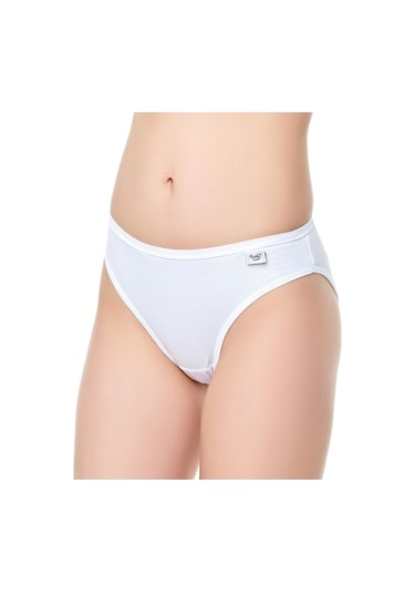 12 Adet Tutku Bayan Elastan Düz Bikini Külot