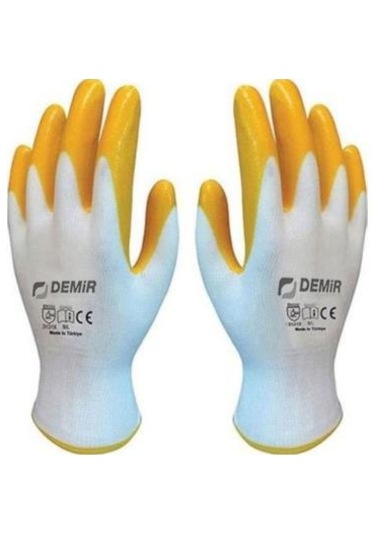 Demir Nitril Eldiven + Gözlük + Ikazyeleği Eldiven 5 Adet Gözlük Yelek 1 Er Adet