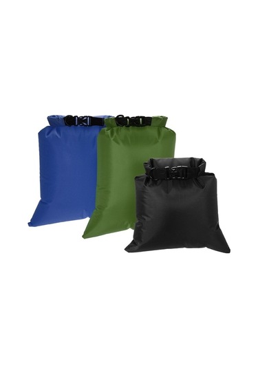 Fortunelane 3l+5l+8l 16l Toplam Kapasiteli Dış Mekan Su Geçirmez Çantalar Seti Siyah+asker Yeşili+mavi Çok Renkli Çok Renkli