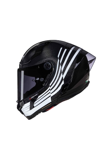Nolan X-804 Rs Ala 345 Kapalı Kask Siyah - Beyaz