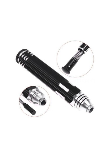 Leasetake 4'ü 1 Arada Altıgen Başlı Altıgen Tornavida Takım Seti 1,5-3 Mm Fr Rc Helikopter Arabası