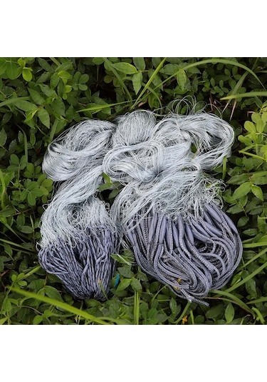 Novahub Balıkçılar İçin 3 Katmanlı Naylon Ağ, Çeşitli Boyutlarda 30mm, 40mm, 50mm, 60mm, Uç Kapaklı Seçenekleriyle