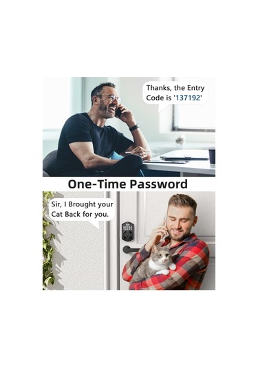 Teeho Te002 Parmak İzi Ve Şifreli Akıllı Kapı Kilidi