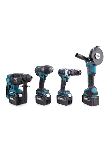 Chelikbei MK800 Akülü Vidalama Seti 4'lü Mavi