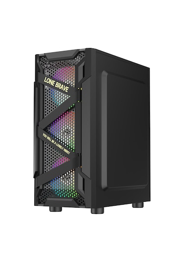 Vegax 4 Adet Rgb Fanlı Atx Tuştan Değişen Boş Bilgisayar Kasası