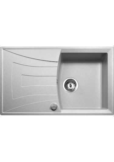 Teka Universo 45 GT Tezgahüstü Damlalıklı Granit Eviye Beyaz