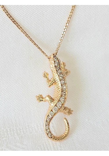 Xuping Altın Sırtlıyı Kolye 429238179 Beyaz