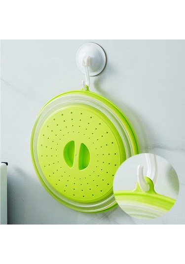 Aubyhe Sıcaklığa Dayanıklı Silikon Mikrodalga Kapağı: Yağ Ve Spreyi Engeller, Muhafaza Ve Çekmeceli Tasarım Siyah Diğer