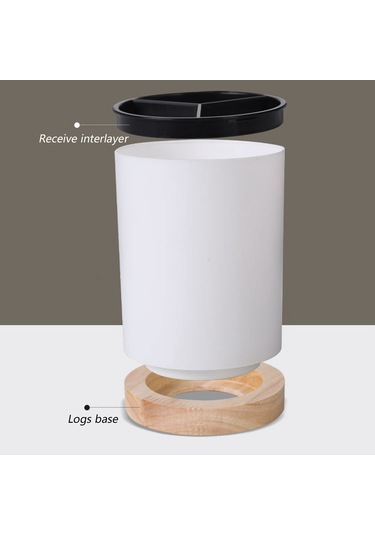 Xurunkeji Kaşık Çatal Bıçak Yemek Çubuğu Süzgeç Kutusu Sofra Takımı Saklama Kutusu Üç Bölmeli Çatal Bıçak Takımı Rafı Mutfak Eşyası Kutusu B Siyah