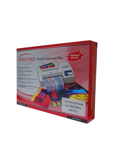 Office Force 150 Mic.A5 154X216 Parlak Laminasyon Filmi 100’Lü
