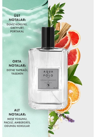 Aqua Di Polo 1987 Gran Paradiso Erkek Parfüm EDP 50 ML + Gran Paradiso Erkek Sprey Deodorant 150 ML