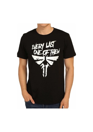 Bant Giyim - Last Of Us Fireflies Siyah Erkek Tişört