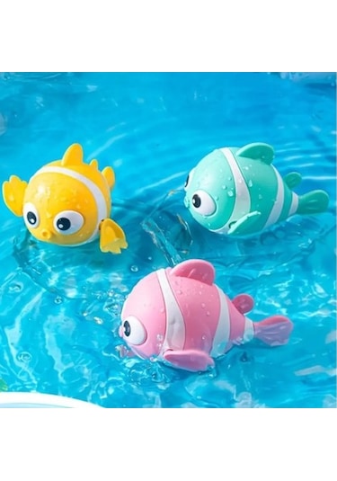 Kurmalı Balık Bebek Banyo Oyuncağı Tdrtr Çok Renkli