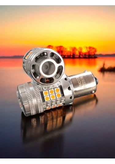 Photon Amerikan Park İçin Uyumlu Fanlı Sinyal Led Turuncu Tek Duy