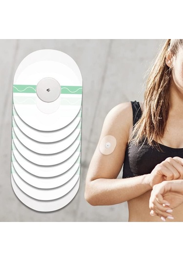 Sensör Yamalar, Şeffaf Sensör Yapıştırıcı Yamaları Ter Geçirmez, Ön Kesim Cgm Sensörü Aşırı Püskürtme 60