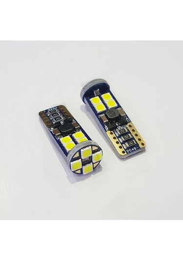 Femex Platinum Turkuaz Ampul T10 12 Smd 3030 Chip Led Aktif Canbus
