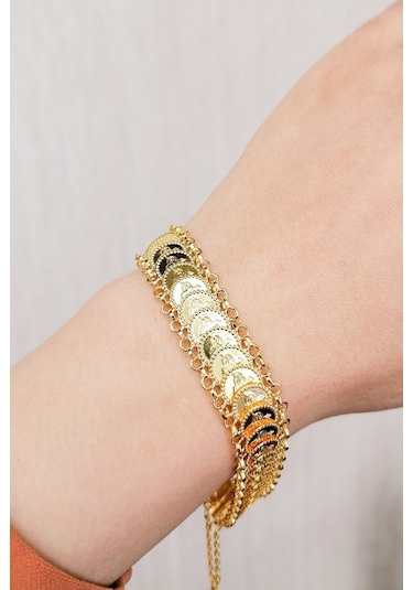 22 Ayar Baskı Reşat Dizme Altın Bileklik