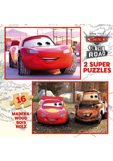 Educa 2x16 Parça Disney Cars Arabalar Erkek Çocuk Puzzle 1 Adet