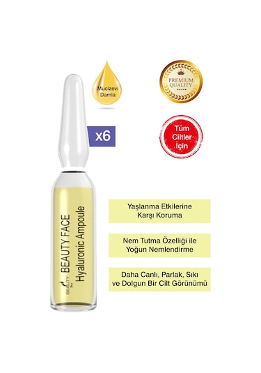 Beauty Face Hyaluronic Asit Serum 6 x 2 ML