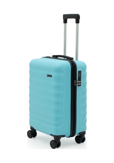 Babil Lüx Abs Küçük Boy Valiz 55 Cm Mavi