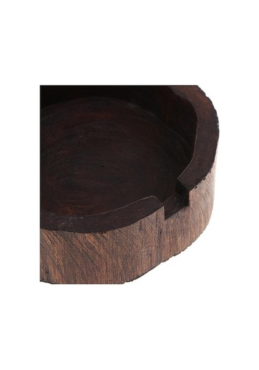 Ulzyvf Yuvarlak Tablası Suntek Retro Ahşap Ct, Neredeyse Küllük Kül Ahşap Kullanımı