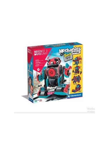 Clementoni Mekanik Juniore 5 in 1 Hareketli Robot 61360 Lisanslı