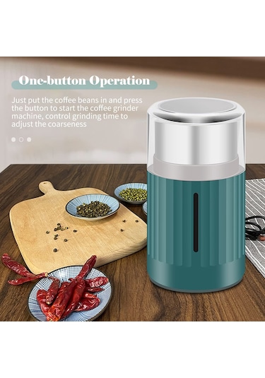 49d4 Elektrikli Kahve Değirmeni Büyük Kapasiteli Paslanmaz Çelik