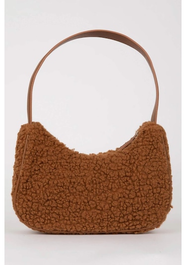 DeFacto Kadın Basic Düz Pelüş El Çantası B0802AXNSBN515