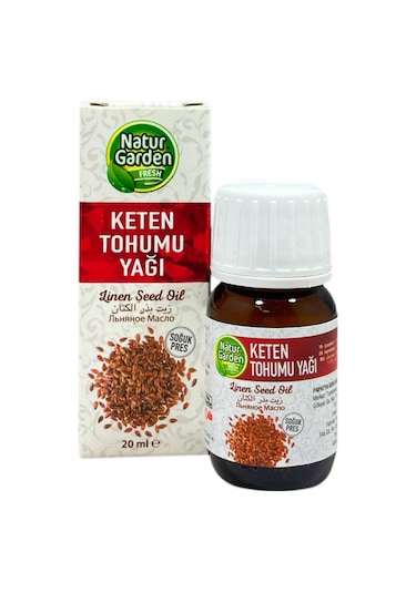 Natur Garden Keten Tohumu Yağı 20 ML