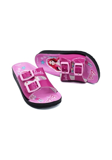 Barbie Kız Çocuk Yumuşak Taban Terlik