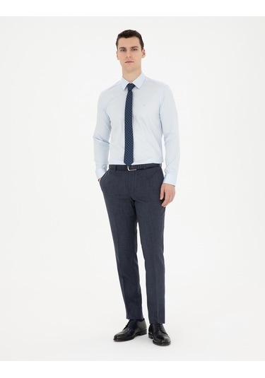 Pierre Cardin Erkek Açık Mavi Gömlek Basic 50286102-vr003 Açık Mavi