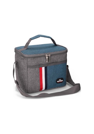 Tongxida Pratik Yemek Çantası - Su Geçirmez, Geniş Kapasiteli, Mavi Mavi