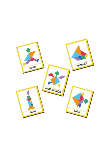 67 Parça Dev Tangram Okul Öncesi Eğitici Oyuncak