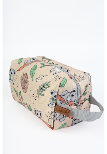 Kirli Temiz Islak Organizer Çantası Koala Bebek Çocuk Kıyafet Çamaşır Anne Makyaj Alezli Çanta