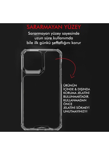 İphone Uyumlu 16 Plus Kılıf Lux Sararmaz Silikon Şeffaf Kapak Şeffaf
