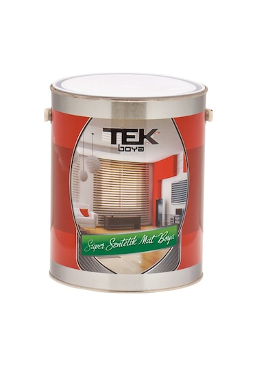 Tek Boya Süper Lüks Sentetik Mat Boya Beyaz 0,75Lt