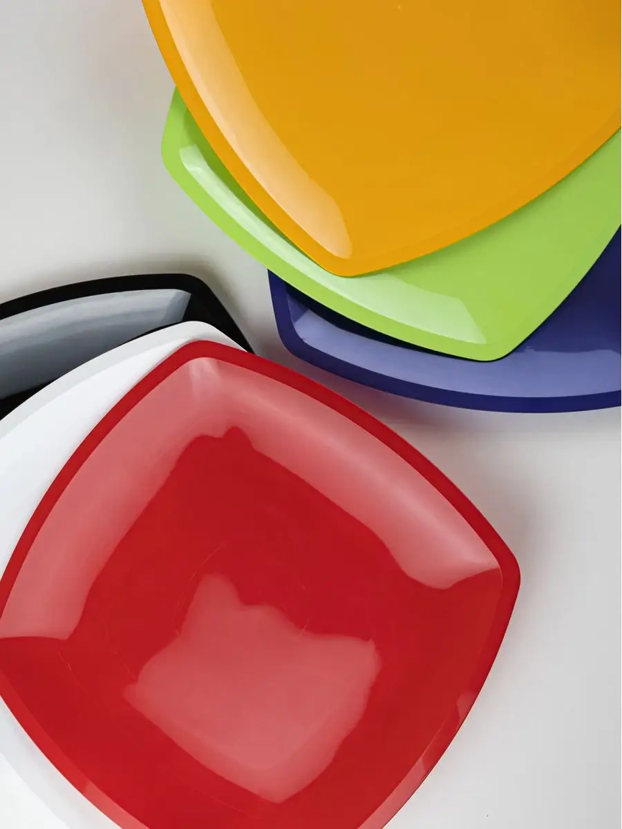 Kilena Tek Kullanımlık Plastik Tabak - Yemek Tablası 163911130 3