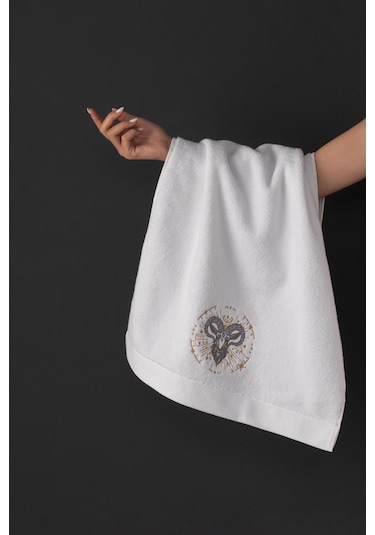 Varol %100 Microcotton Üst Kalite Havlu Seti Burç Nakışlı Koç-standart Koç Diğer