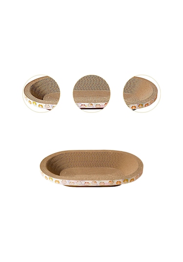 Suntek Oval Kedi Tırmalama Yatağı, Dinlenme Yatağı İç