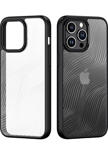 Dux Ducis iPhone Uyumlu 15 Pro Max Aimo Premium Buzlu Sert Pc-tpu Kılıf