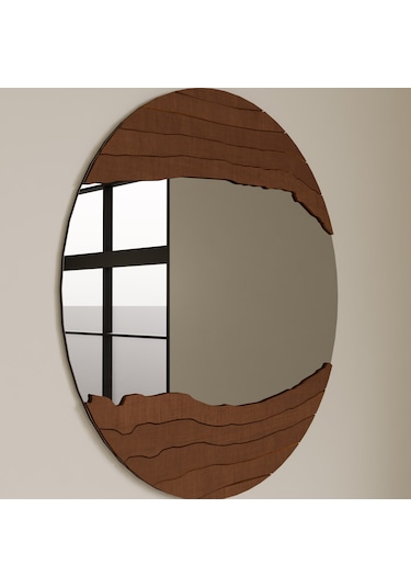 Dekoratif Ahşap Pleksi Aynalı Duvar Dekoru