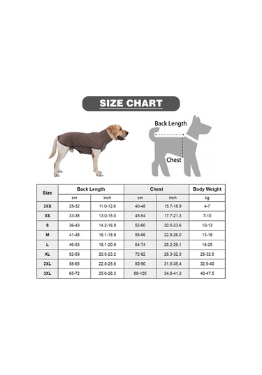 Geekyou Köpekler İçin Kışlık Isı Sağlama Triko, Yüksek Yaka, Esnek Ve Nefesli, Kahve Rengi 3xl Ya002m011