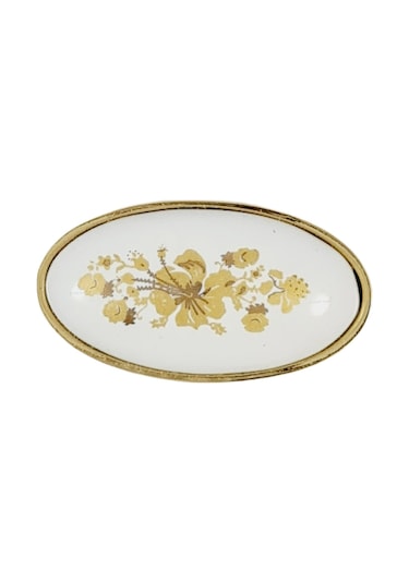 GUISTI Gold Desenli 32 mm Düğme Kulp ( 5 ADET )