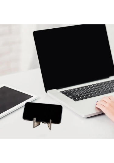 Konesam Abs Malzeme Foldable Telefon Desteği, Taşınabilir Anahtar Zinciri İle, Masaüstü Ve Seyahat İçin Uygun, 4 Adet Paket