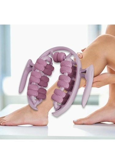 Besthome1 Pembe Suntek Kol Uyluk Vücut Geliştirme Masaj Rulosu Sporcu İçin Ergonomik Design Pembe