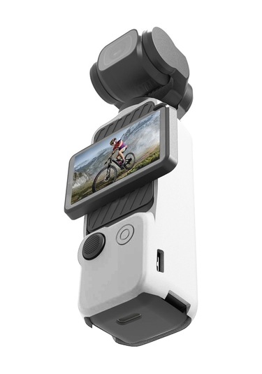 Djı Osmo Pocket 3 Puluz 3'ü 1 Arada Silikon Kapak Kılıf Seti Beyaz İçin Beyaz