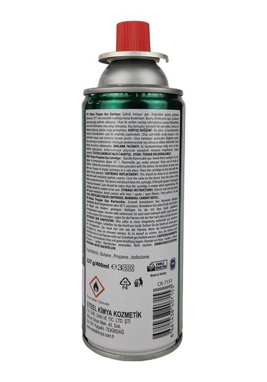 Pürmüz Gaz Yedek 400 Ml 5365 Çok Renkli