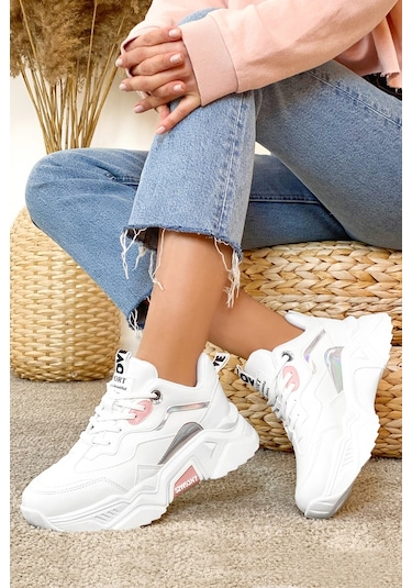 Dark Seer Ds.pmd239k2110 Sneaker 2025 Kadın Beyaz-pudra